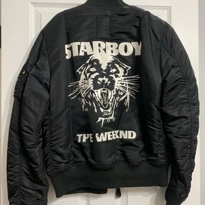 The Weeknd Starboy Bomber Alpha Industries - Size L